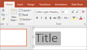 Add and format text image
