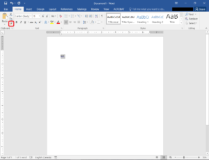 Click the format painter
