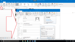 Create a Contact of yourself for a business card signature
