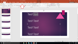 Decrease Font size