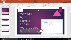 Spacing Options