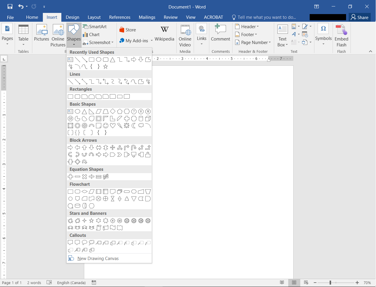 Microsoft Word 2016: Drawing and Graphics with Tables | Information ...