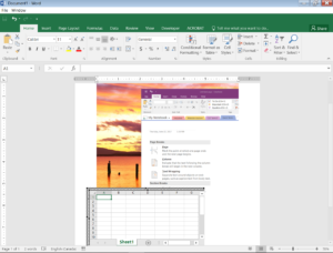 insert excel table