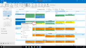right click, new appointment
