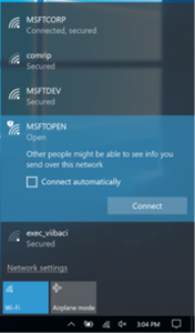 select wifi, select network and then connect1