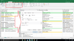 Click page layout, use the page Setup group