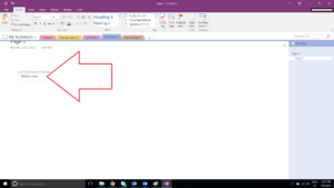 Click, start typing