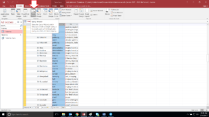 Create tab, Query Wizard button