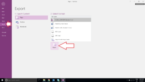 Export as a different format