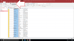 Home tab, Ascending or Descending button