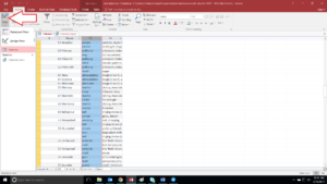 Home tab, Click view, select option