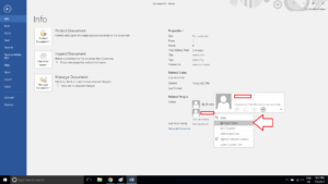 right click the author, Remove Person