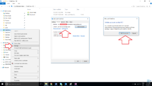 settings, Unlink this PC, Unlink account