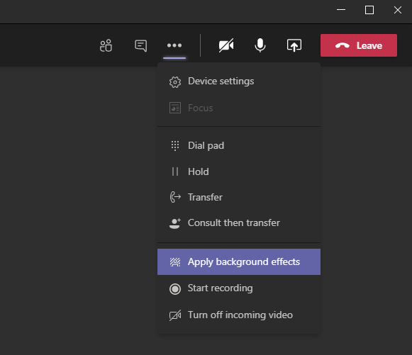 Change your background in MS Teams Information Technology Services